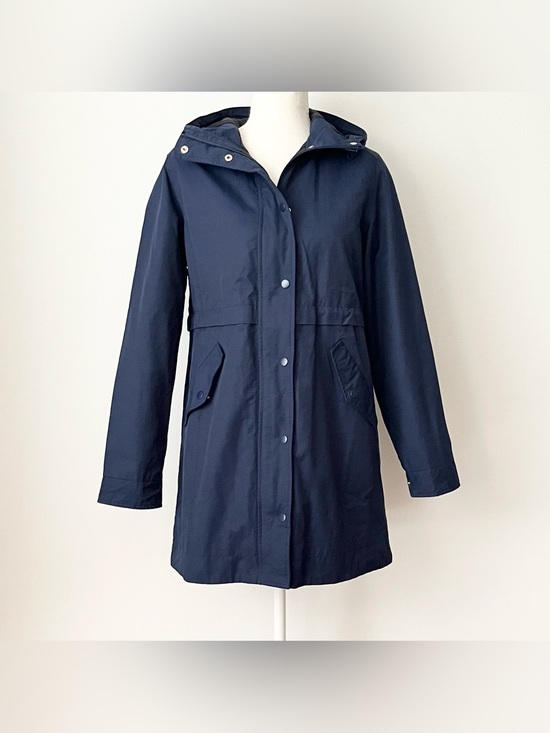 Style & Co. Jackets & Blazers - NWT Style & Co Women's Anorak XS Navy Blue Hooded Lined Preppy Lightweight